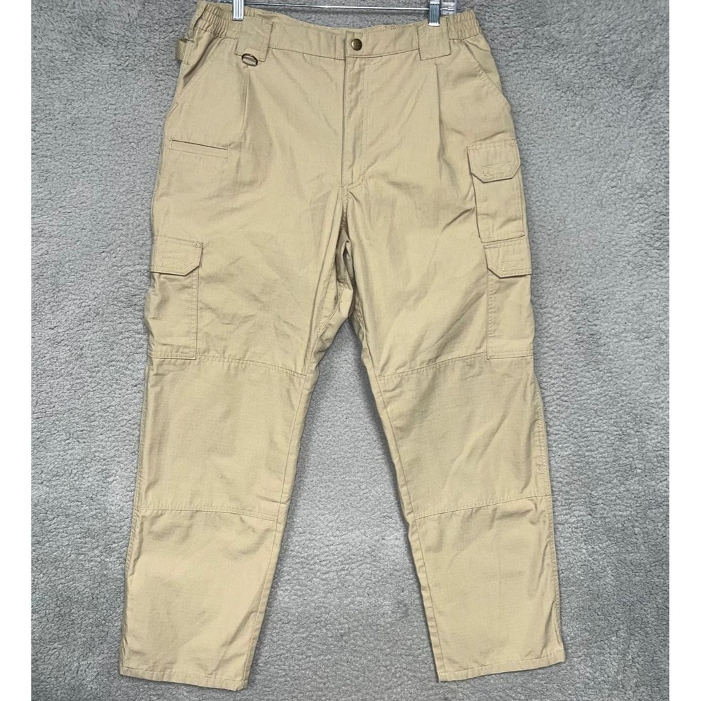 5.11 Tactical Pants Men's 36x32 (36x30) Khaki Cargo Taclite Pro Workwear Ripstop